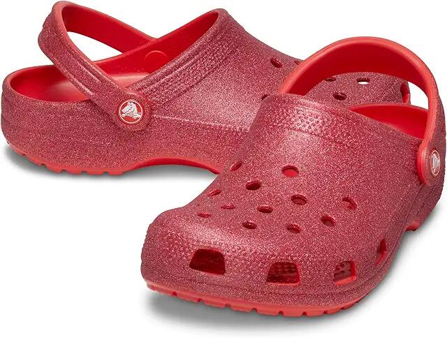 Crocs Classic Clog - Glitter (Cherry Red) Clog Shoes Cover