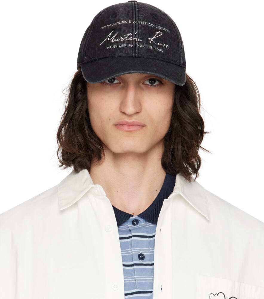 Martine Rose Black Signature Cap Cover