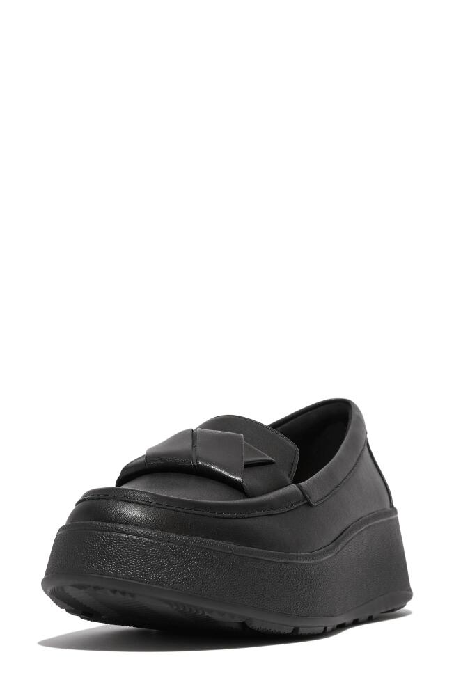 FitFlop F-Mode Flatform Loafer in All Black Cover