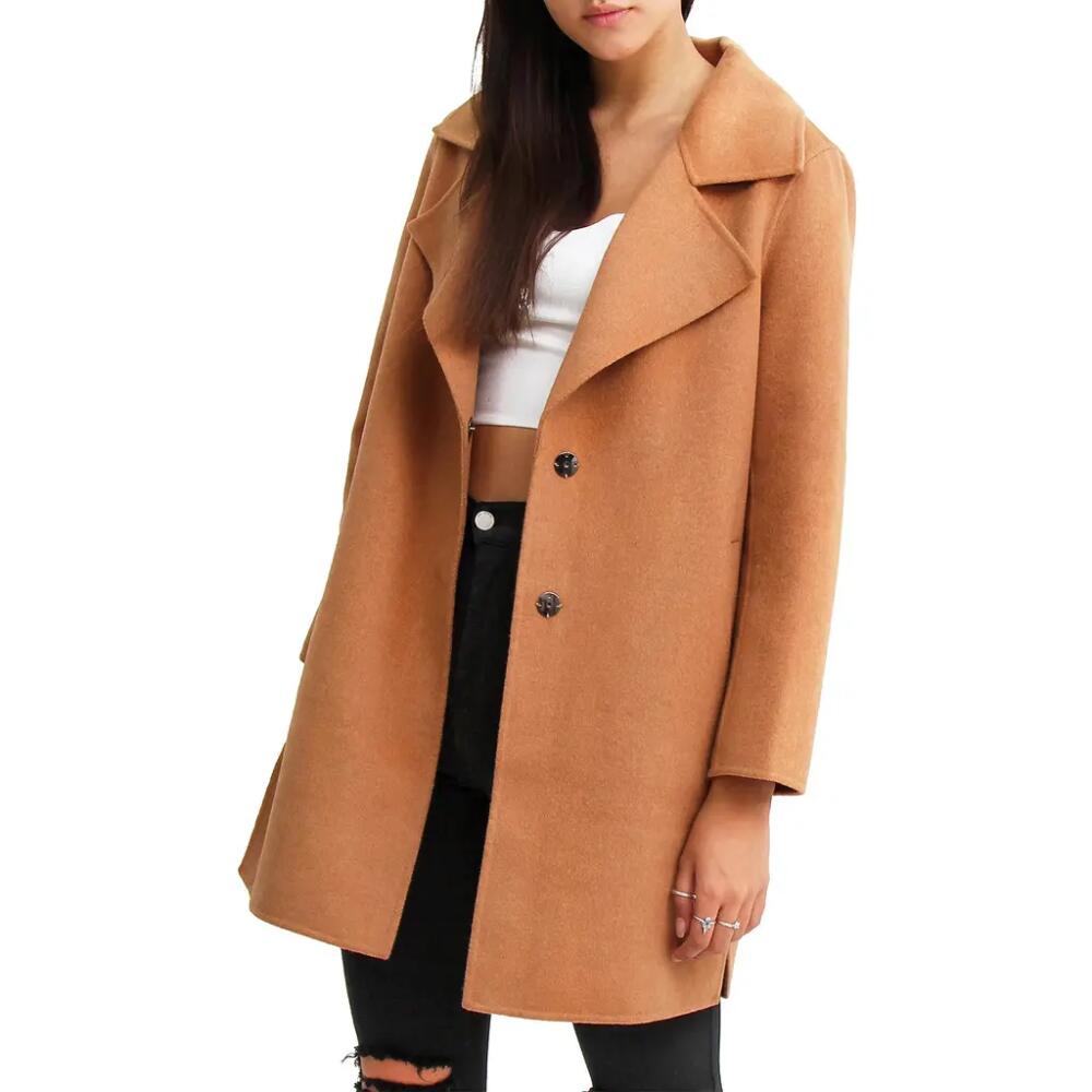 Belle & Bloom Ex Boyfriend Wool Coat in Camel Cover