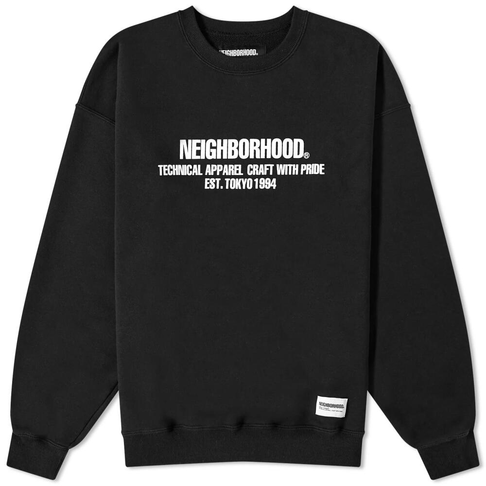 Neighborhood Men's Classic Crew Sweater in Black Cover