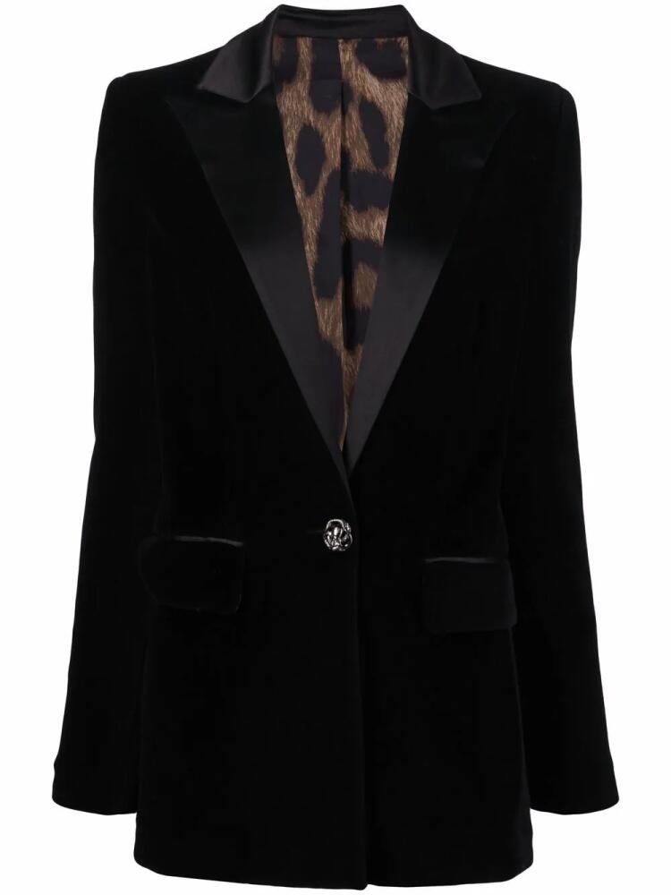 Philipp Plein crystal-embellished velvet blazer - Black Cover