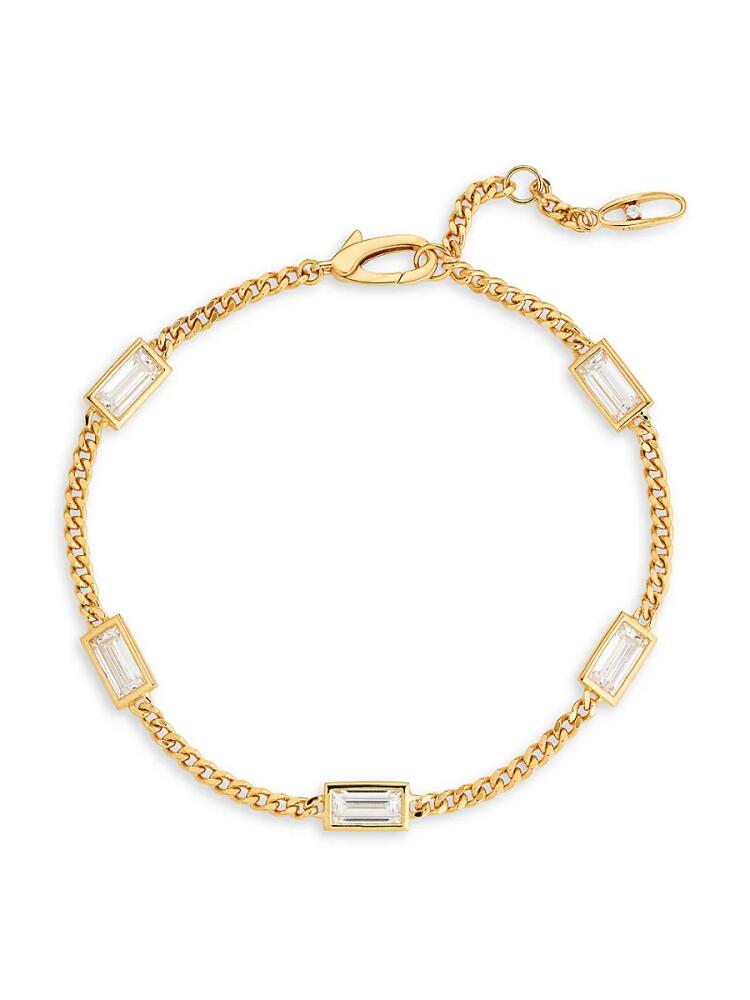 Adriana Orsini Women's 18K Goldplated & Cubic zirconia Bracelet Cover