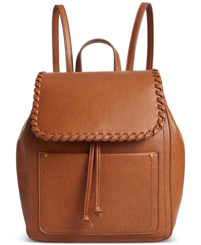 Style & Co Whip-Stitch Backpack, Created for Macy's - Tortoise Shell Cover