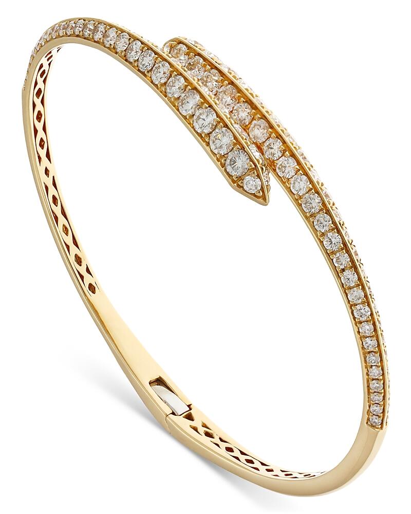 Alberto Milani 18K Yellow Gold Via Fiori Chiari Diamond Bypass Cuff Bracelet - Exclusive, Italy Campaign Cover