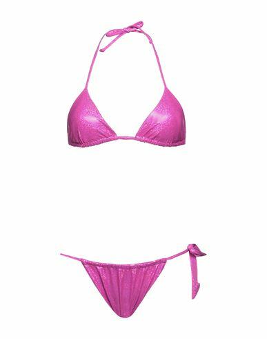 Anjuna Woman Bikini Fuchsia Polyester, Elastane Cover