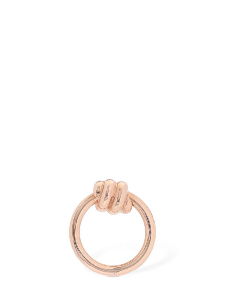 DODO 9kt Rose Gold Nodo Mono Earring Cover