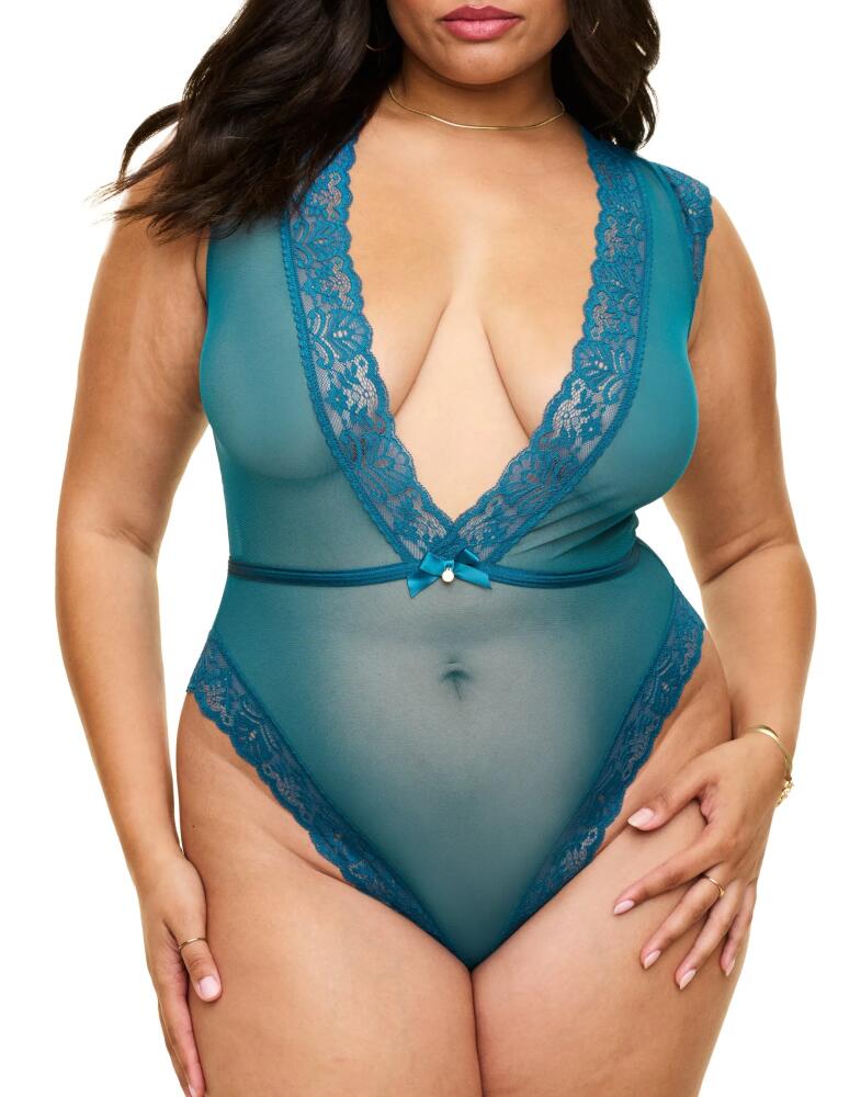 Adore Me Amanda Unlined Bodysuit Lingerie in Dark Blue Cover