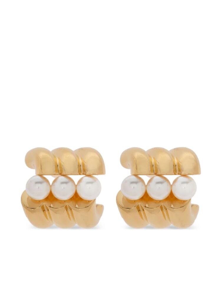 Lanvin faux-pearl earrings - Gold Cover