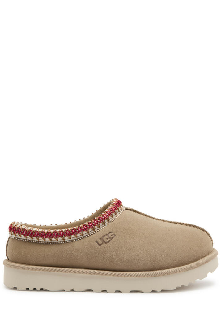 Ugg Tasman Suede Flatform Slippers - Beige Cover