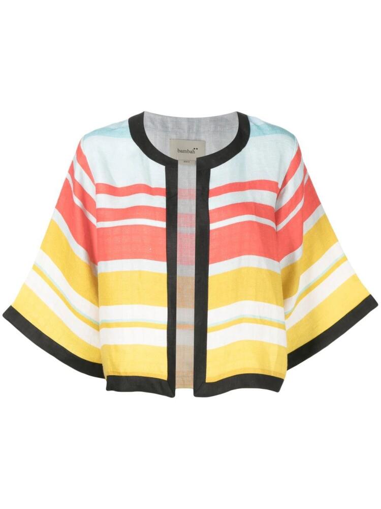 Bambah Cairo striped bolero jacket - Multicolour Cover