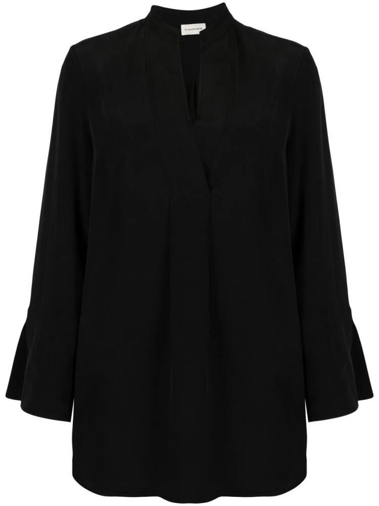 By Malene Birger Flaiy silk blouse - Black Cover