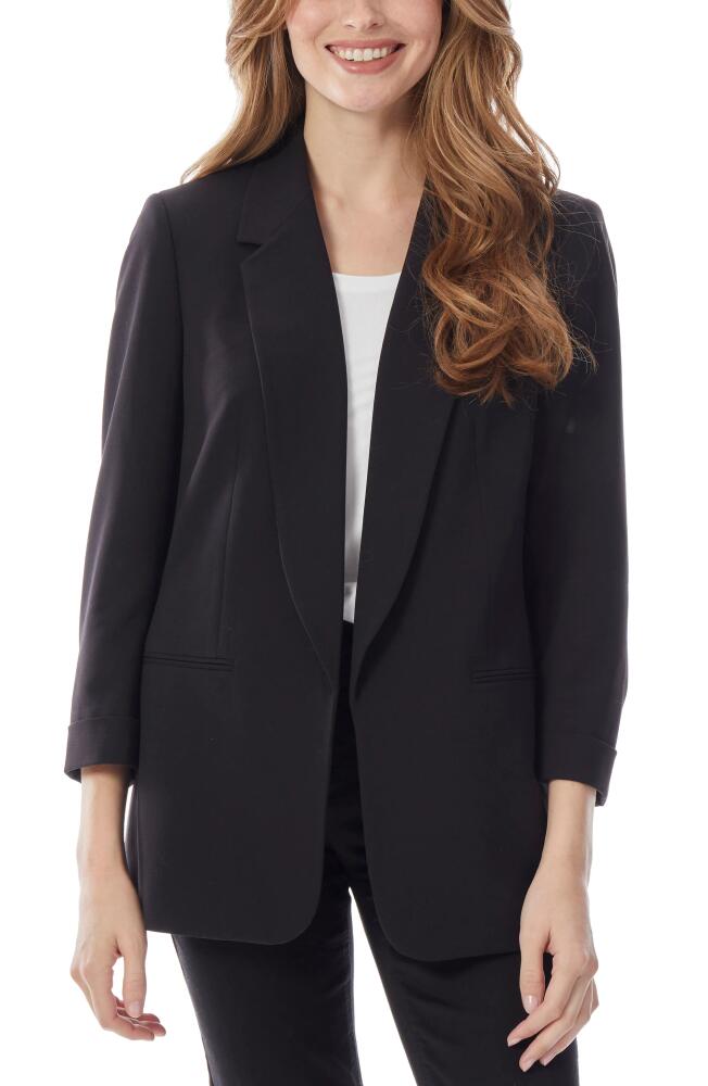 Jones New York Three Quarter Sleeve Blazer in Jones Black Cover