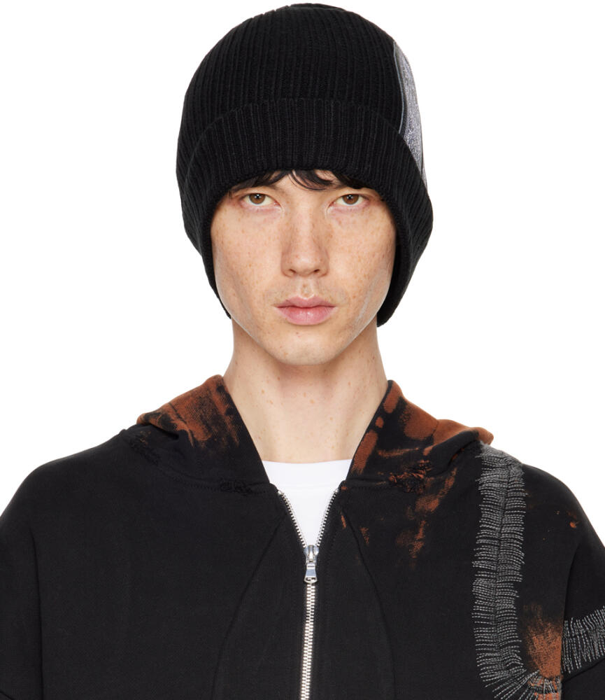 Who Decides War Black Window Skully Beanie Cover