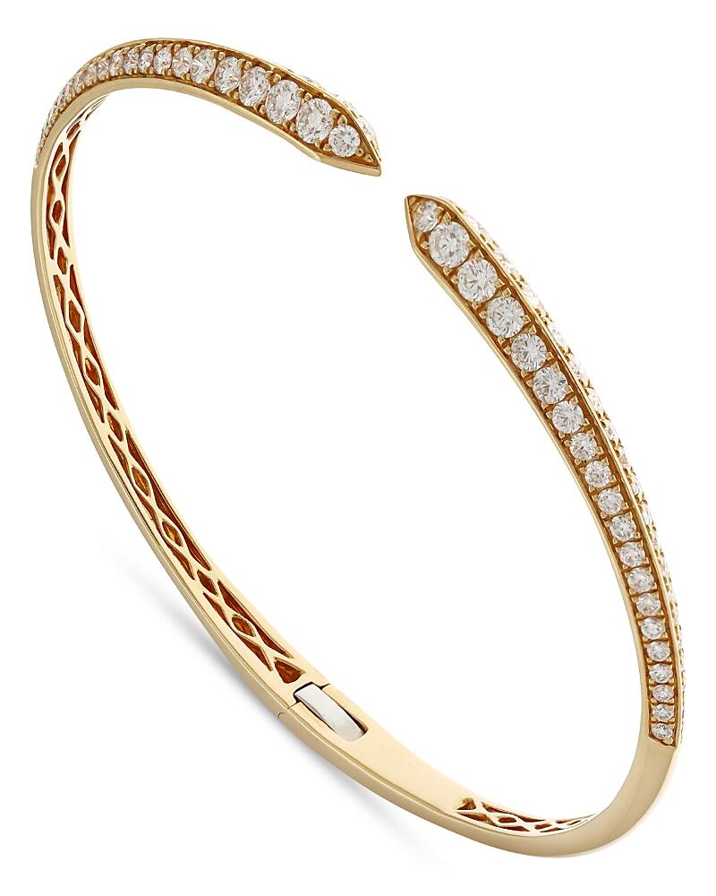 Alberto Milani 18K Yellow Gold Via Fiori Chiari Diamond Kiss Cuff Bracelet - Exclusive, Italy Campaign Cover