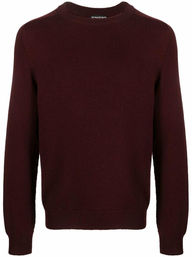 TOM FORD cashmere knitted jumper - Red Cover