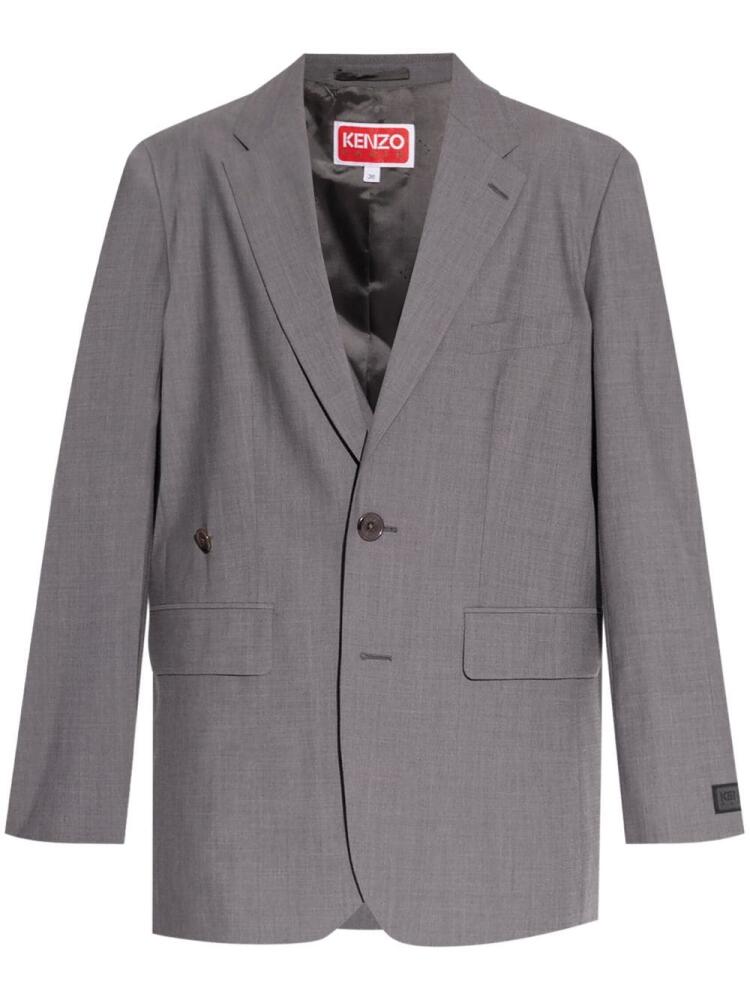 Kenzo single breasted blazer - Grey Cover