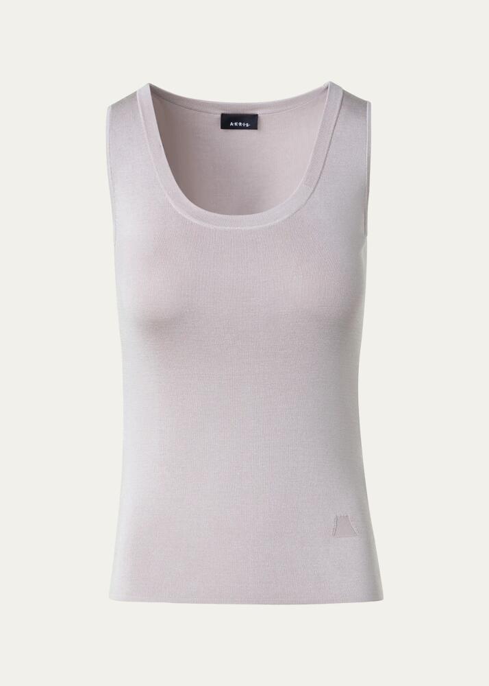 Akris Silk Stretch Knit Tank Cover