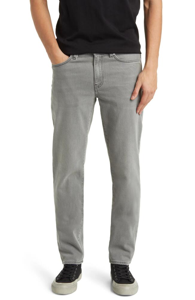 BLK DNM Slim Straight Leg Organic Cotton Jeans in Steal Grey Cover