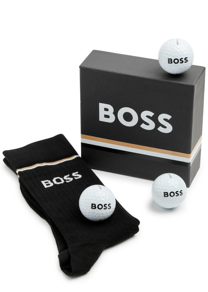 Boss Golf Ball Cotton-blend Socks set - Black Cover