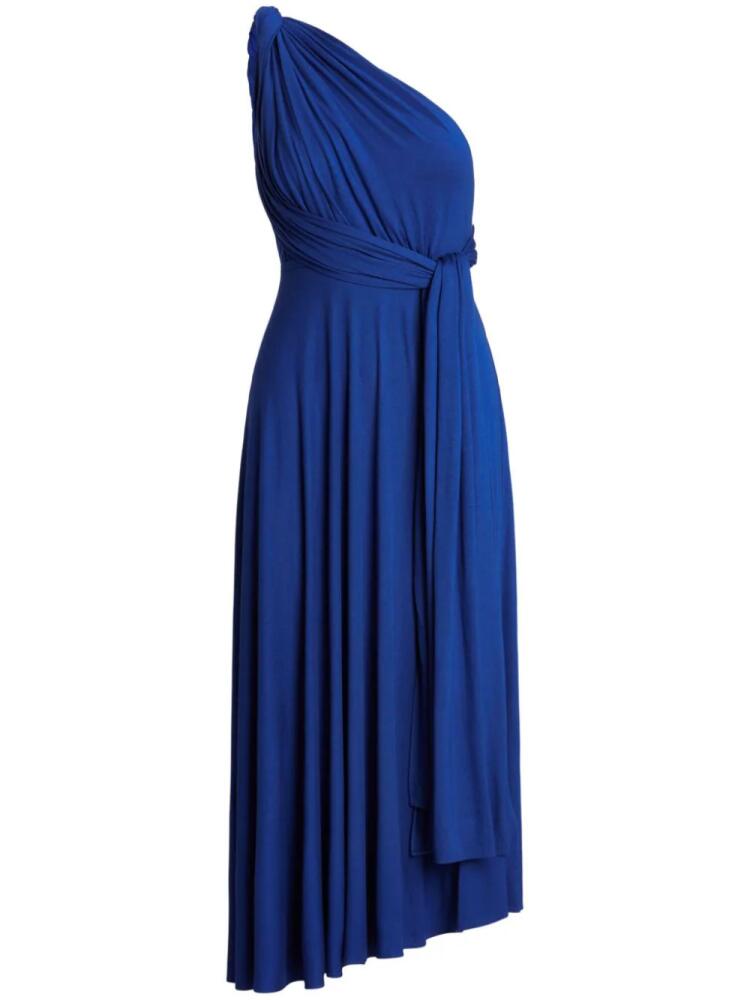 Polo Ralph Lauren adjustable V-neck midi dress - Blue Cover