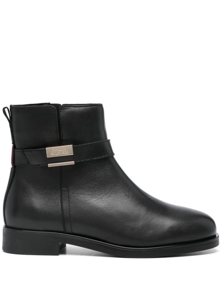 Tommy Hilfiger leather boots - Black Cover