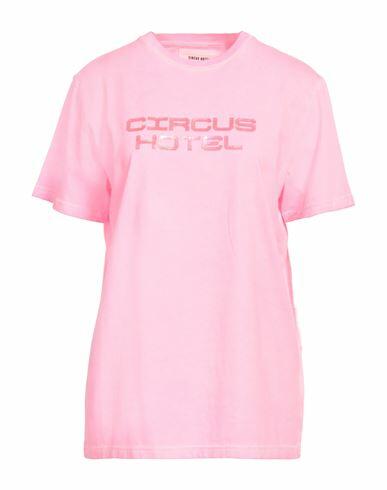 Circus Hotel Woman T-shirt Pink Cotton Cover