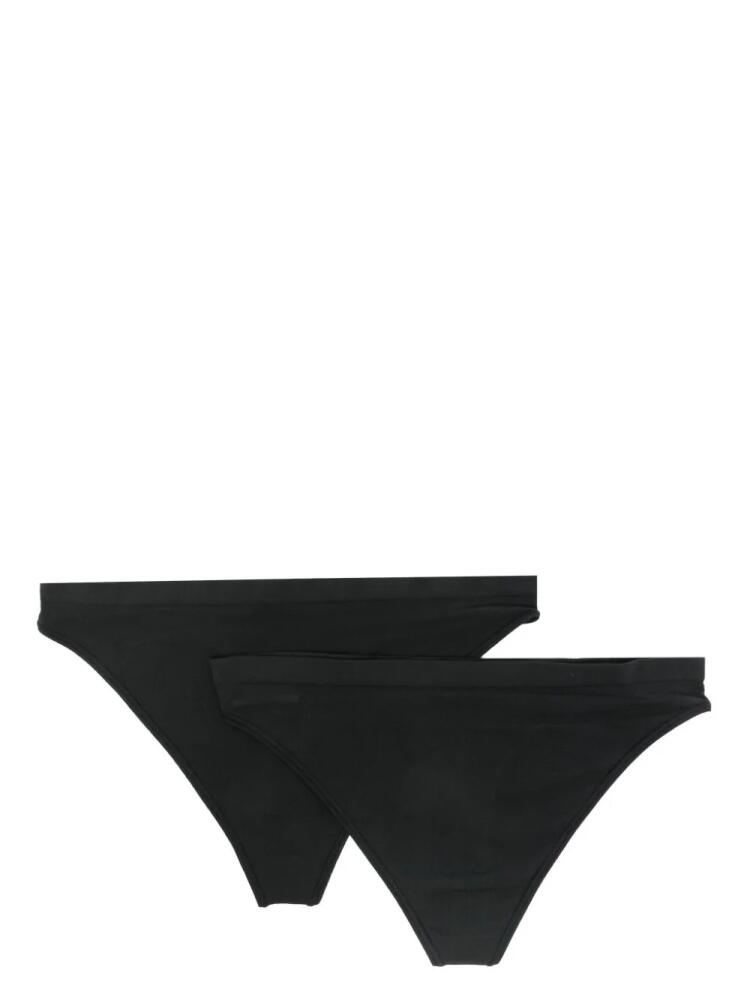 Wolford seamless high-cut thongs (pack of two) - Black Cover