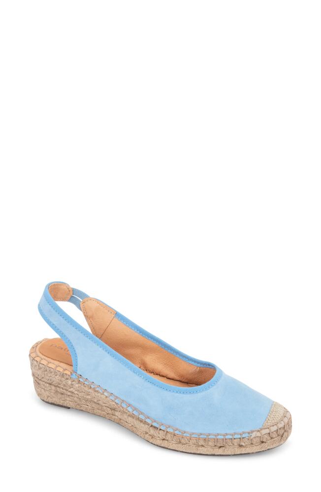 patricia green Valencia Slingback Wedge Espadrille in French Blue Cover