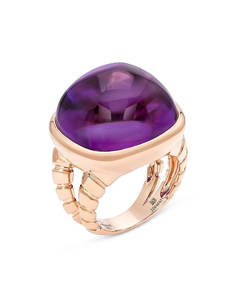 Marina B 18K Yellow Gold Tigella Amethyst Statement Ring Cover