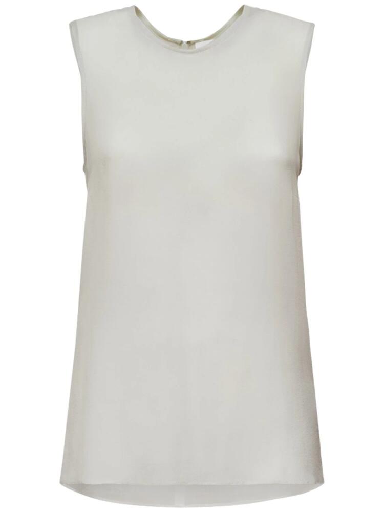 AMI PARIS Silk Georgette Tank Top Cover