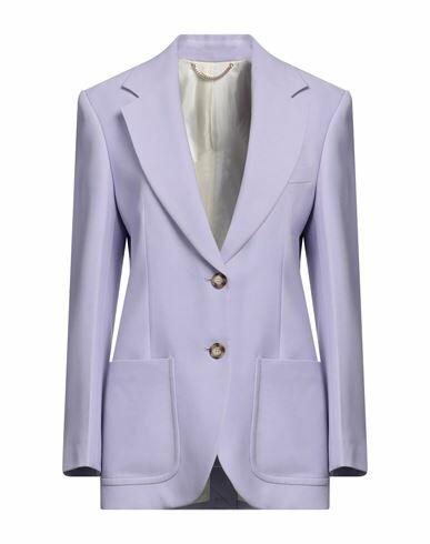 Victoria Beckham Woman Blazer Lilac Viscose, Virgin Wool Cover