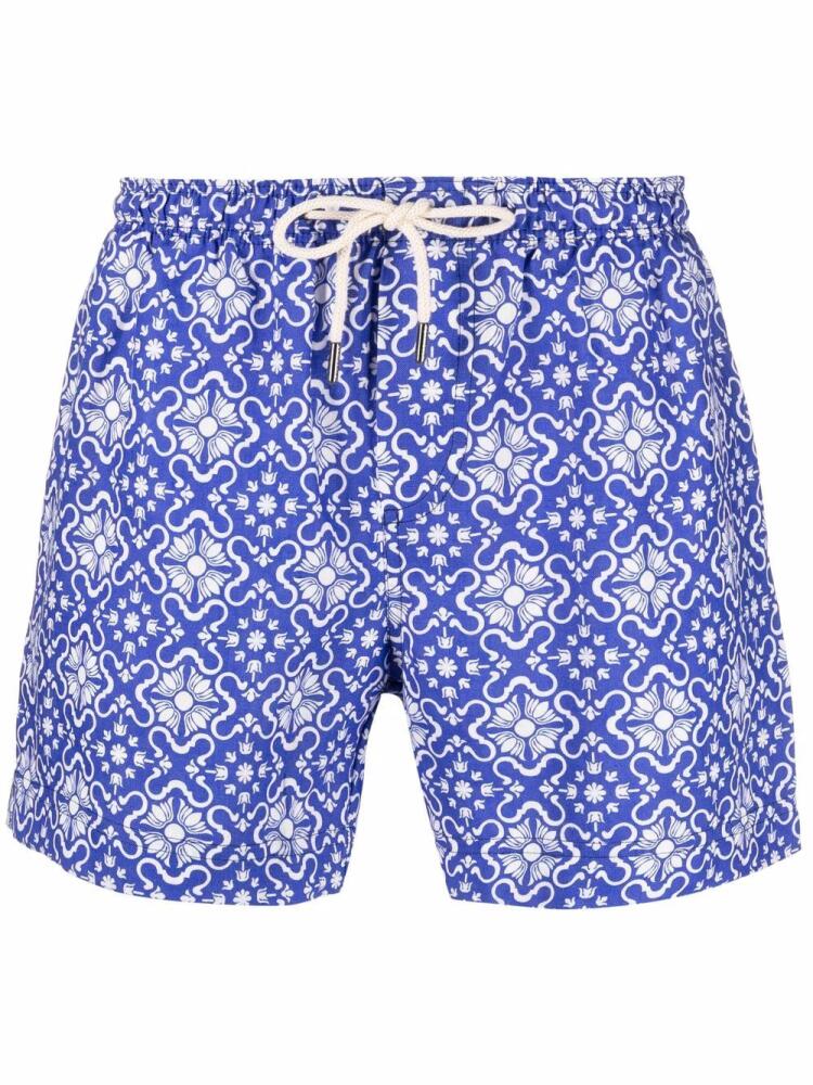 PENINSULA SWIMWEAR santa margherita printed swimming shorts - Blue Cover