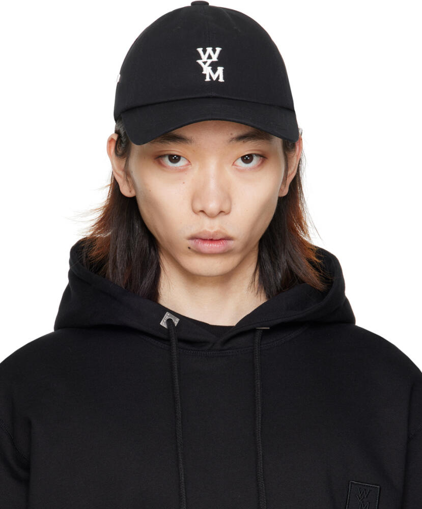 WOOYOUNGMI Black Logo Ball Cap Cover