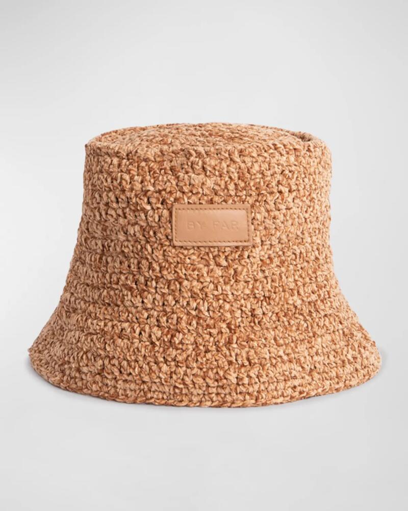 BY FAR Robbie Chenille Bucket Hat Cover