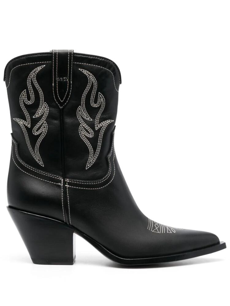 Sonora Perla leather ankle boots - Black Cover