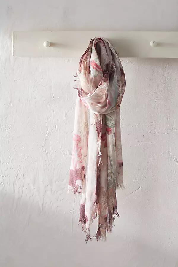 Terrain Amaryllis Floral Scarf Cover