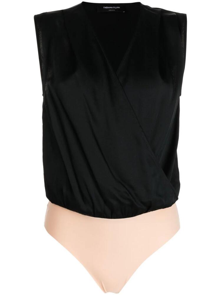 Fabiana Filippi wrap-style front body - Black Cover