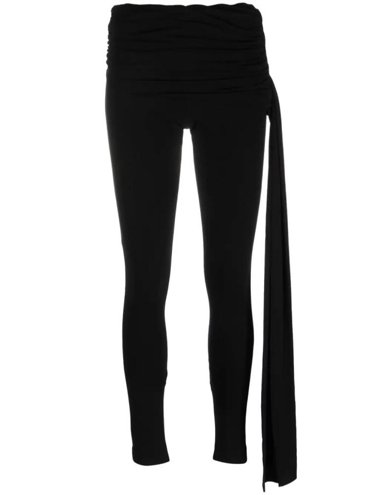 Magda Butrym sash-detail leggings - Black Cover