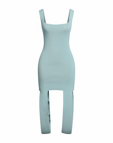 Boyarovskaya Woman Mini dress Sky blue Viscose, Polyester Cover