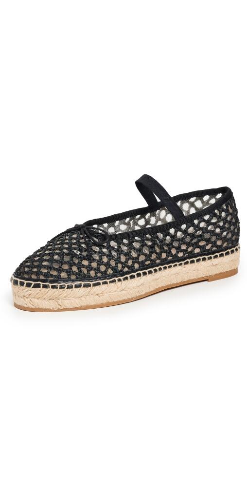 Loeffler Randall Kayla Soft Ballet Espadrilles Black Cover