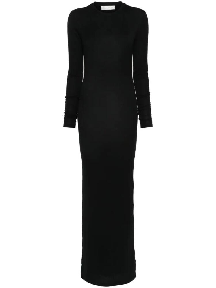 Ludovic de Saint Sernin logo-embroidered maxi dress - Black Cover