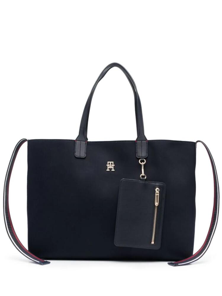 Tommy Hilfiger Iconic faux-leather tote bag - Blue Cover