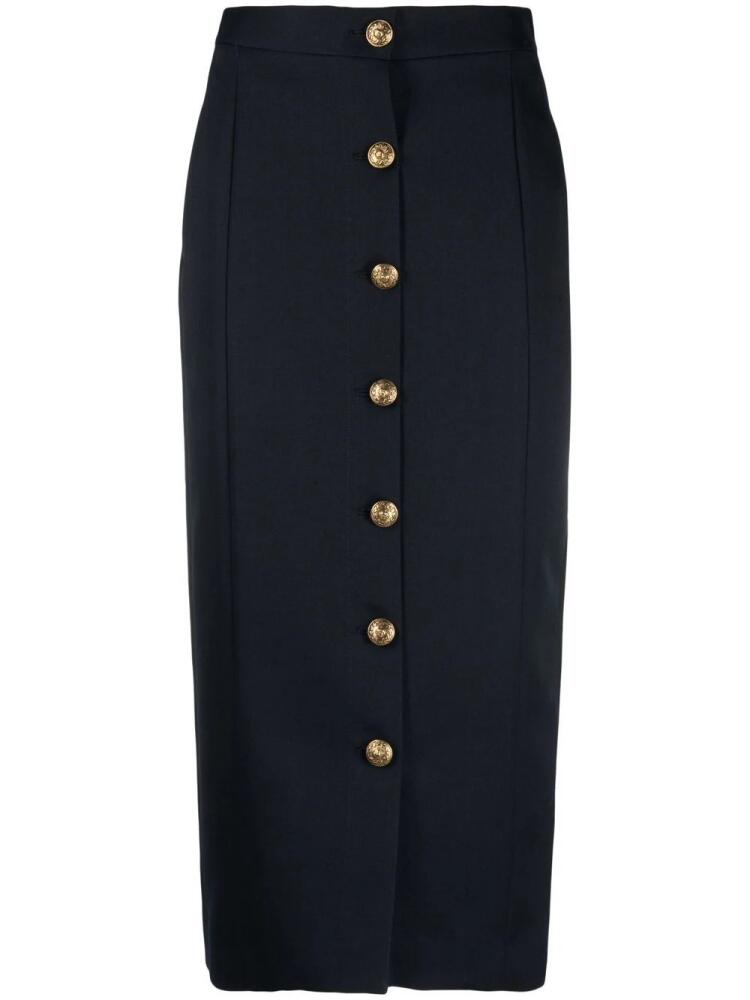 Golden Goose button-up pencil skirt - Blue Cover