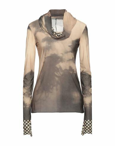 Masnada Woman T-shirt Light brown Polyamide, Elastane Cover