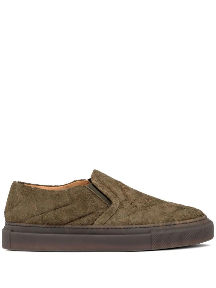 Buttero slip-on suede sneakers - Green Cover