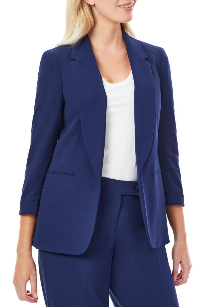 Jones New York Three-Quarter Sleeve Blazer in Jones Navy Cover