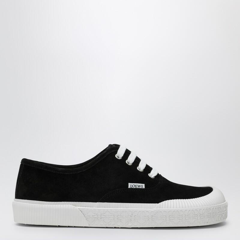 Loewe Terra Vulca black suede trainer Cover