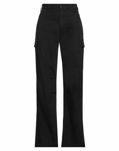 Ag Jeans Woman Pants Black Cotton, Elastane Cover