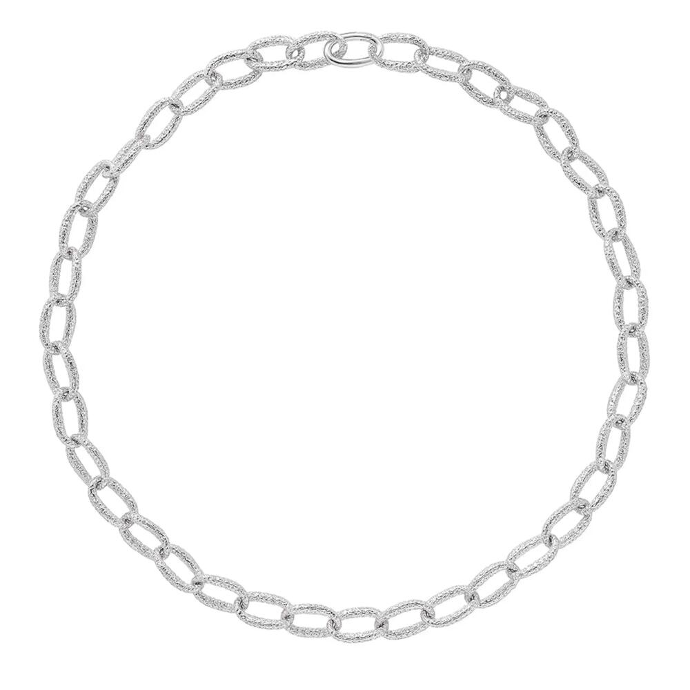 Lucy Quartermaine Hula Linked Necklace in Sterling Silver Cover